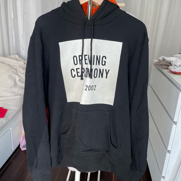 Opening Ceremony Black Logo Hoodie - Picture 3 of 10